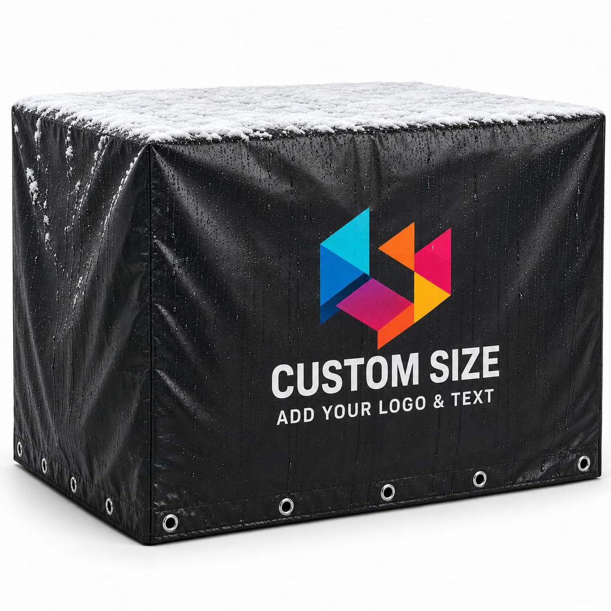 Custom Fit Clear Dust Cover Made to Measure Transparent Protection with Personalized Text or Logo for Furniture & Equipment (PVC transparente)