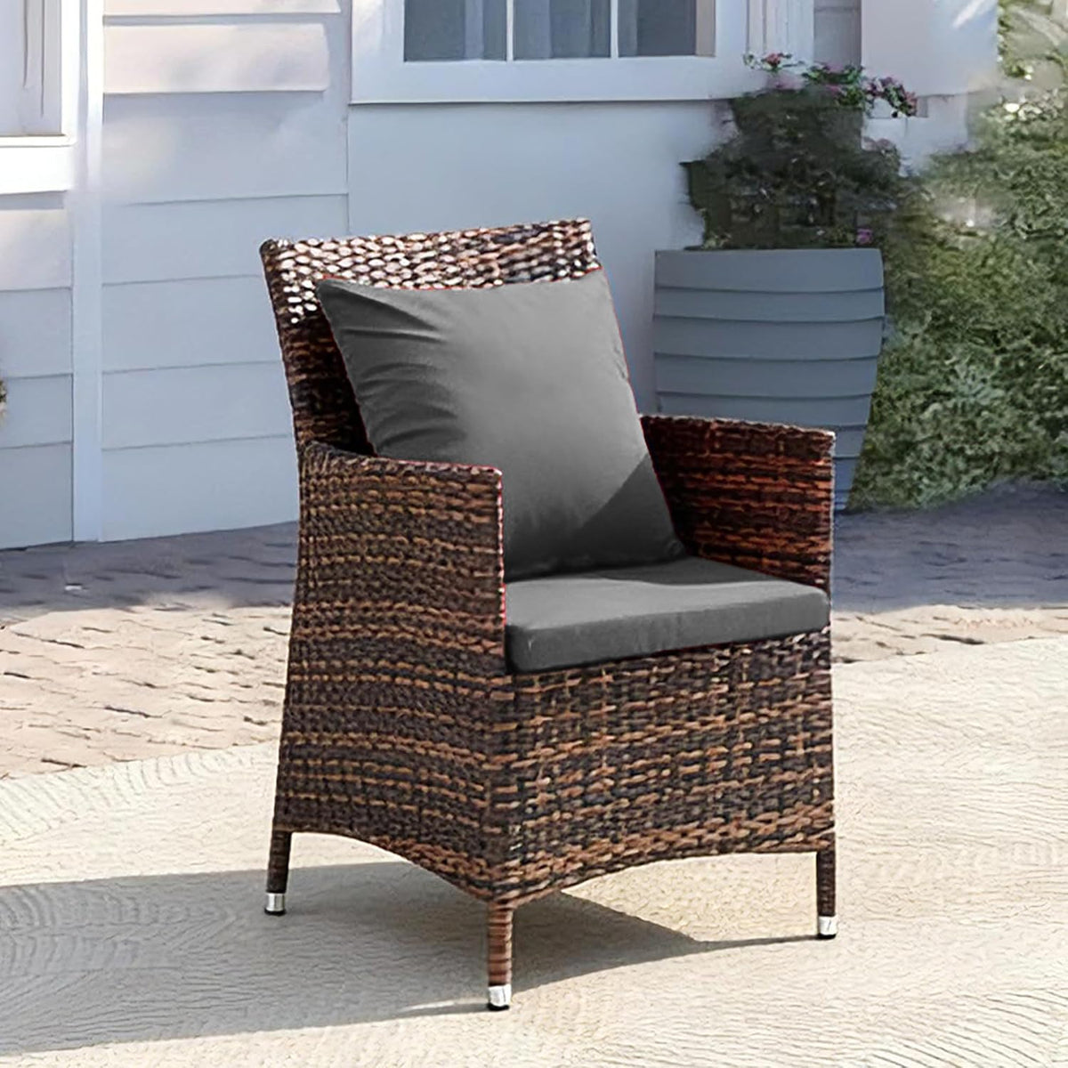 Waterproof 3-piece patio cushion set wicker furniture cushion covers