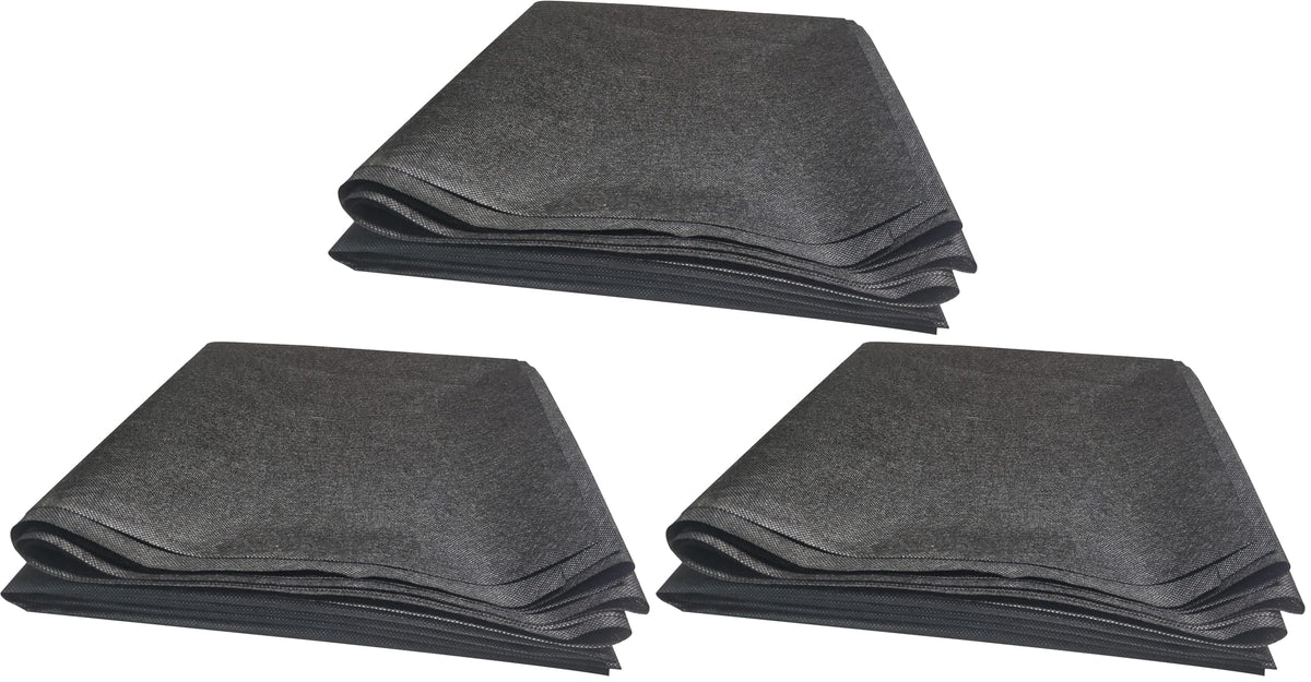 3 yds. X 63 ins. Upholstery Dust Cover Fabric Replacement, Non-Woven Black Cambric Fabric for Under Cloth of Couches, Recliners, Loveseats, Chairs, Sofas or Mattresses Bottom Cover