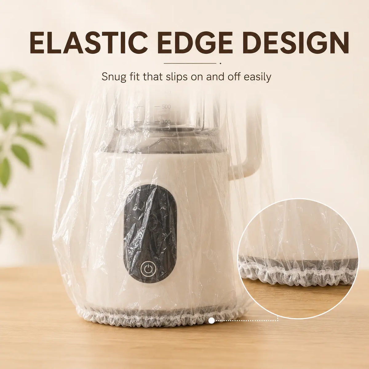 30 Counts Dustproof with Elastic,Clear Disposable Dust Cover for Kitchen Household Furniture,Thickened Appliance Dust Covers for Blender,Pressure Cooker,Air Fryer,Oven,Coffee Maker, Toaster,Slow Cooker Accessories Springtok Outdoorfun