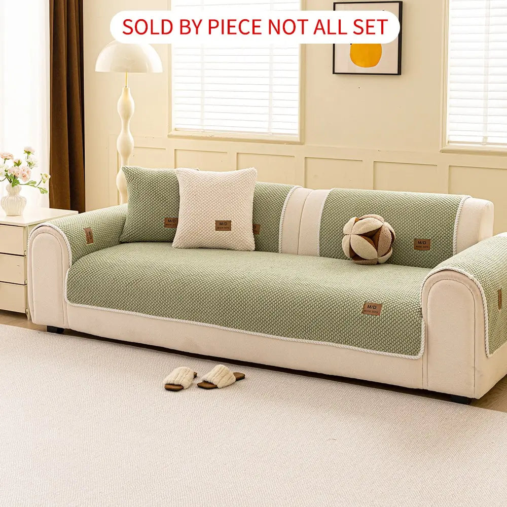 Non-Slip Soft Sofa Cushion, Durable Pet-Friendly Couch Protector, Reusable Couch Protector, Washable Dustproof Sofa Cover, Dustproof Sofa Slipcover, Universal Home Decor, Washable Couch Covers, Slipcover For Sofa
