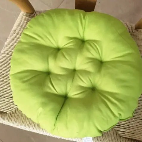 Thick Round Chair Cushion - Comfortable Washable Seat Pad for Office, Dining Room Use, Soft Reusable Everyday Seating Thick Cushion for Home & Tatami Floor