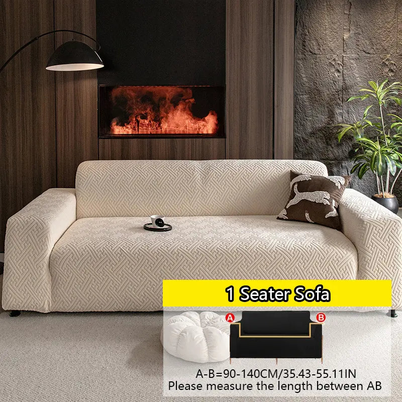 High-End Living Room Cover Cloth, Anti-Cat Scratch Sofa Protector, Washable Couch Protector, All-Season Use, Hand Wash and Easy to Clean, No Odor, Dustproof Sofa Slipcover, Sofa Covers Washable