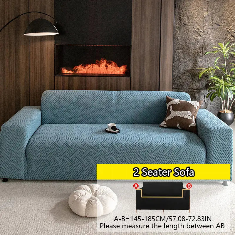 High-End Living Room Cover Cloth, Anti-Cat Scratch Sofa Protector, Washable Couch Protector, All-Season Use, Hand Wash and Easy to Clean, No Odor, Dustproof Sofa Slipcover, Sofa Covers Washable