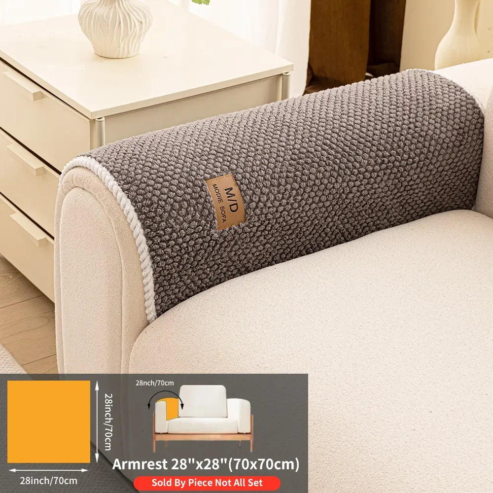 Non-Slip Soft Sofa Cushion, Durable Pet-Friendly Couch Protector, Reusable Couch Protector, Washable Dustproof Sofa Cover, Dustproof Sofa Slipcover, Universal Home Decor, Washable Couch Covers, Slipcover For Sofa