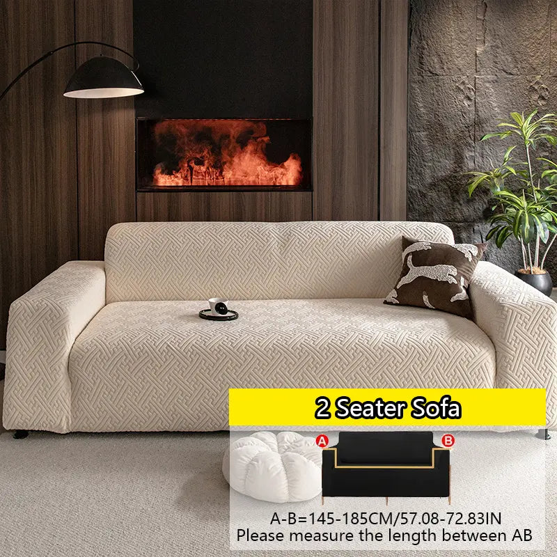 High-End Living Room Cover Cloth, Anti-Cat Scratch Sofa Protector, Washable Couch Protector, All-Season Use, Hand Wash and Easy to Clean, No Odor, Dustproof Sofa Slipcover, Sofa Covers Washable
