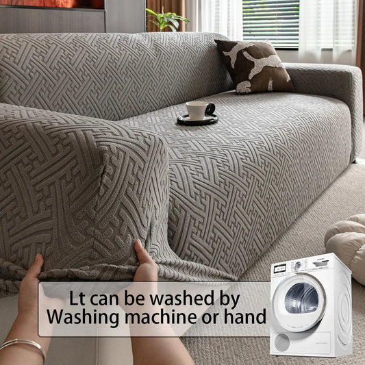 High-End Living Room Cover Cloth, Anti-Cat Scratch Sofa Protector, Washable Couch Protector, All-Season Use, Hand Wash and Easy to Clean, No Odor, Dustproof Sofa Slipcover, Sofa Covers Washable