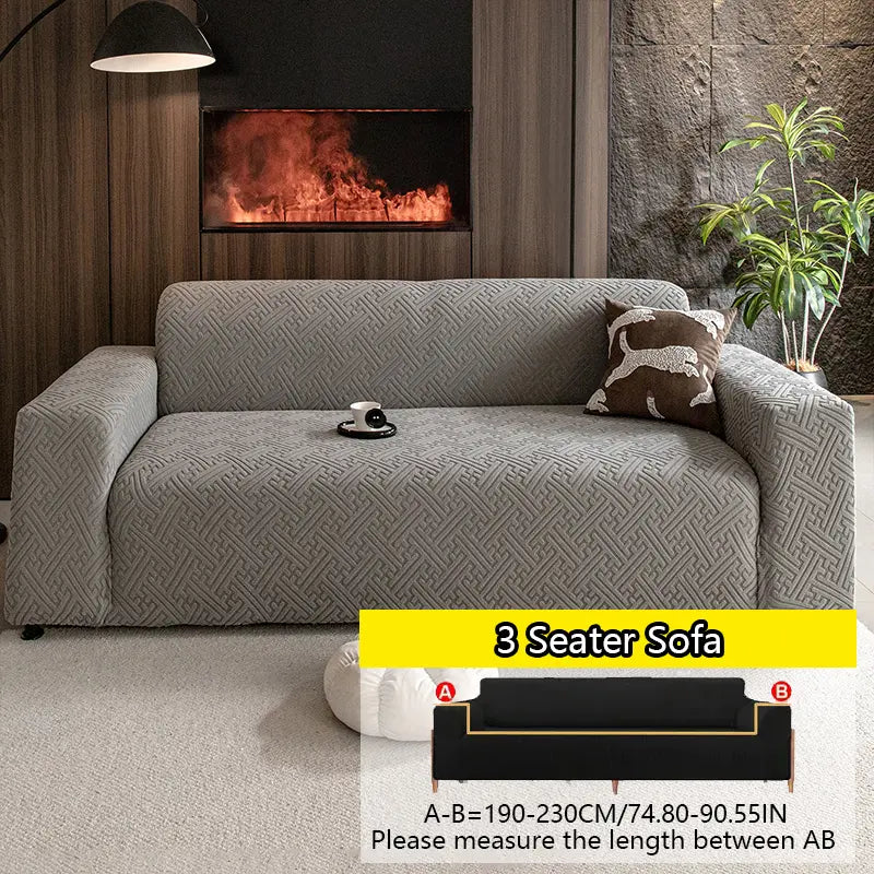 High-End Living Room Cover Cloth, Anti-Cat Scratch Sofa Protector, Washable Couch Protector, All-Season Use, Hand Wash and Easy to Clean, No Odor, Dustproof Sofa Slipcover, Sofa Covers Washable