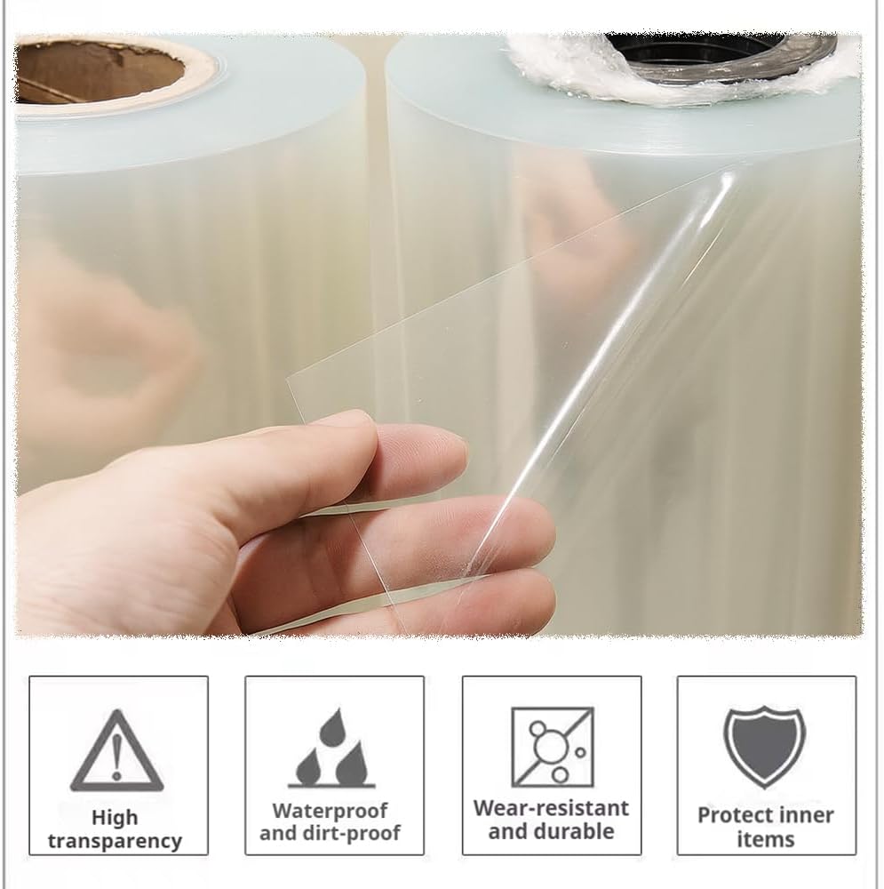 Custom Fit Clear Dust Cover Made to Measure Transparent Protection with Personalized Text or Logo for Furniture & Equipment (PVC transparente)