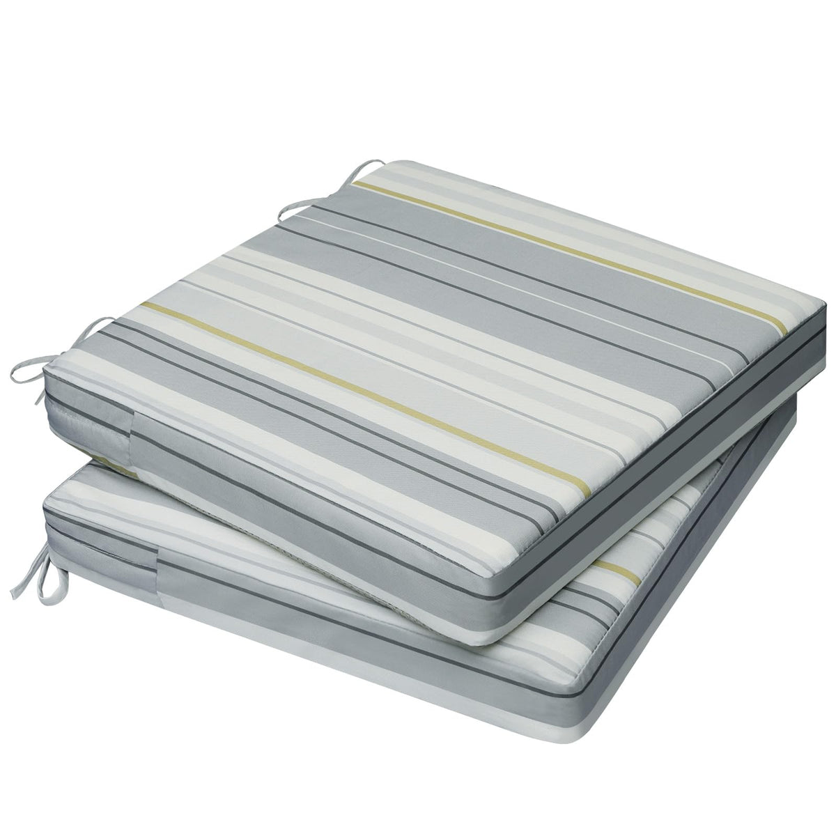 AAAAAcessories Outdoor Chair Cushions, 20 x 20 x 3 inches, Set of 2