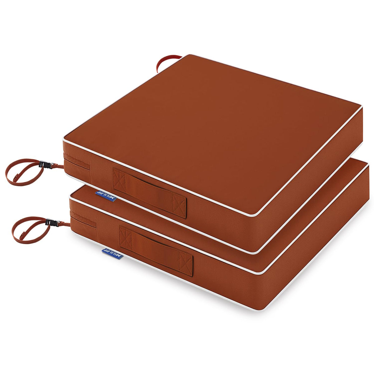 MIULEE Beige 18.5x16x3 Inch Outdoor Chair Cushions for Patio Furniture