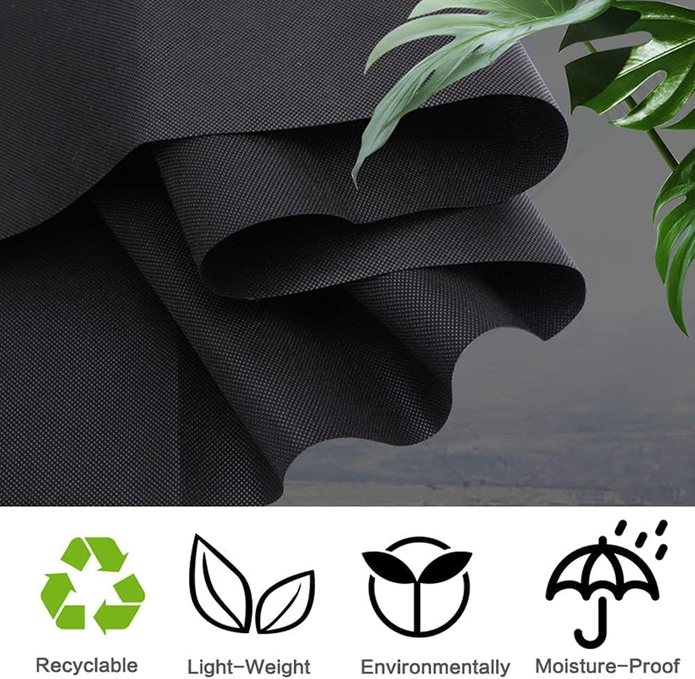 Upholstery Black Cambric Dust Cover Fabric Replacement 62" x 118"(Fire Retardant Dust Cover Fabric 3yds)