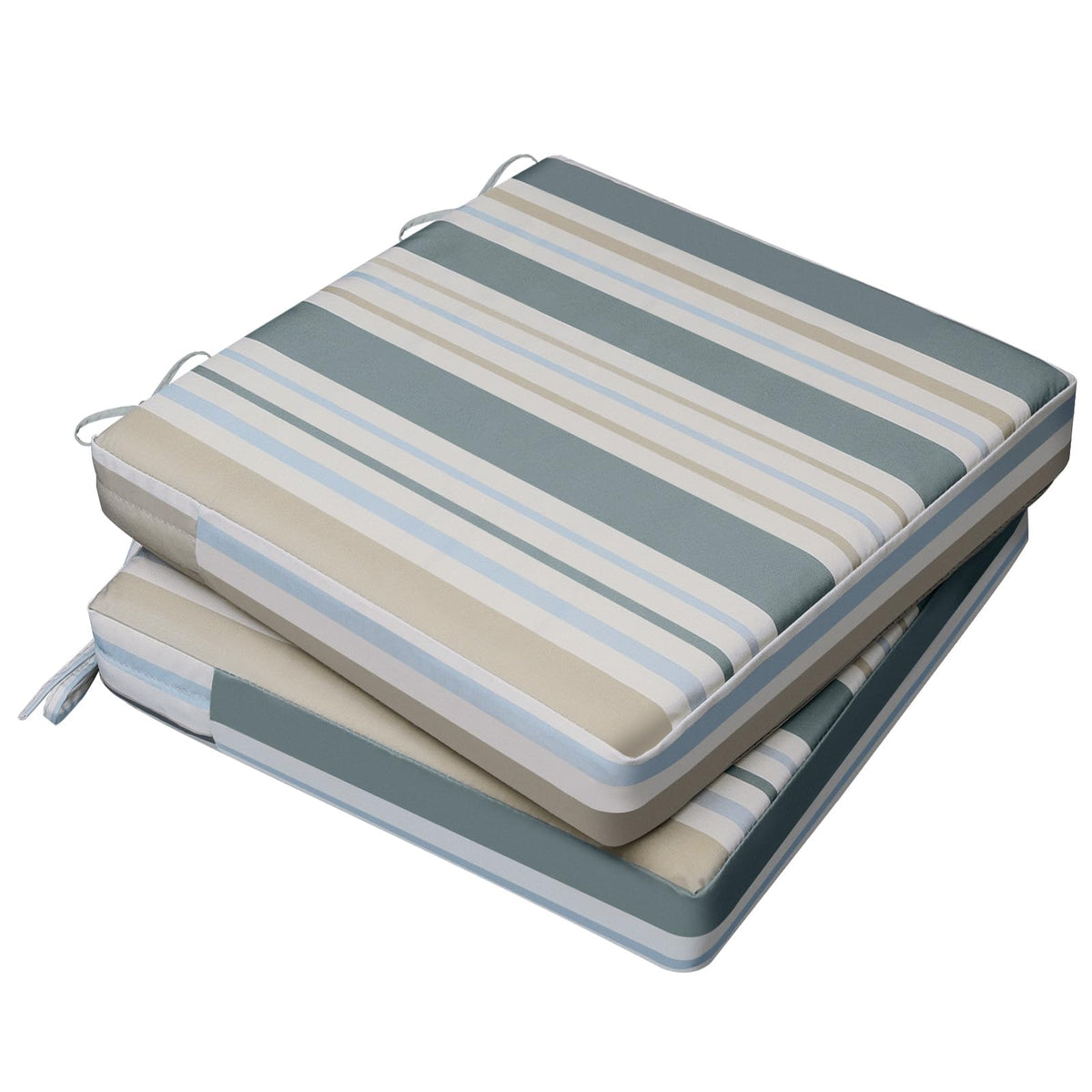 AAAAAcessories Outdoor Chair Cushions, 20 x 20 x 3 inches, Set of 2