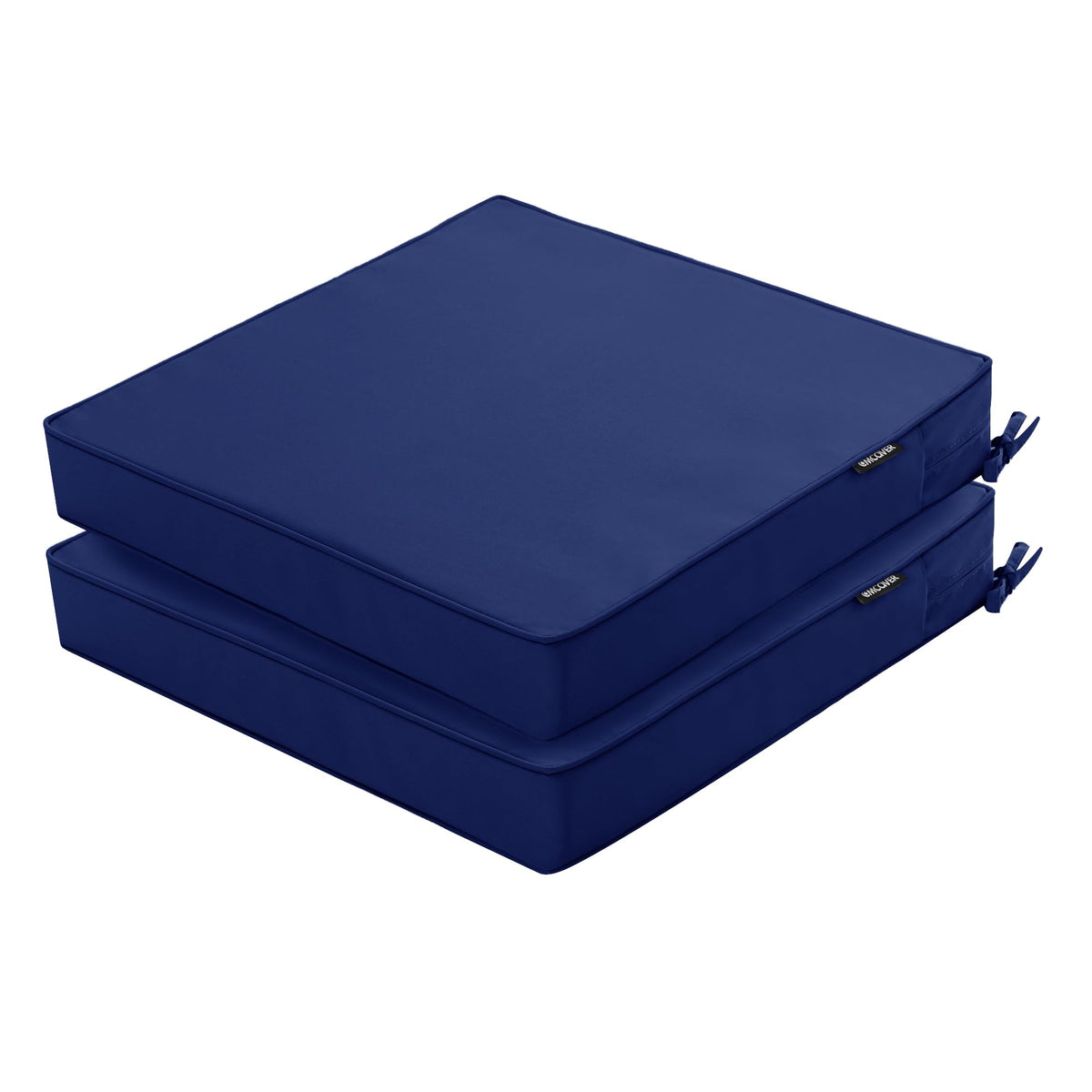 Outdoor Chair Cushions Set of 4, 17 x 16 Inch Waterproof Seat Pads