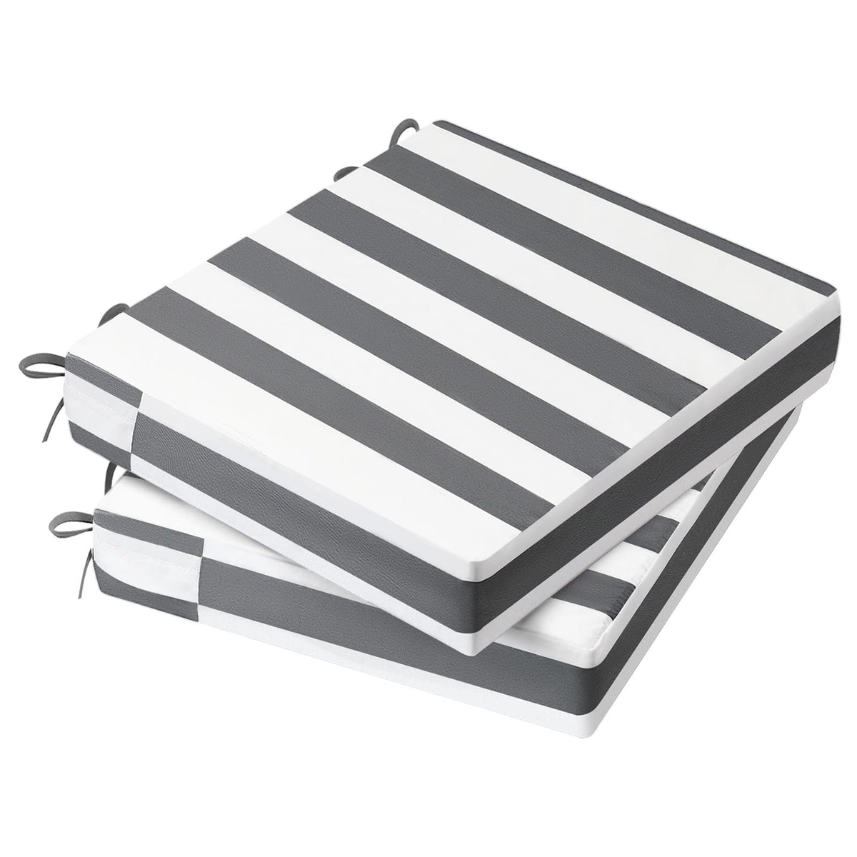 AAAAAcessories Outdoor Chair Cushions, 20 x 20 x 3 inches, Set of 2