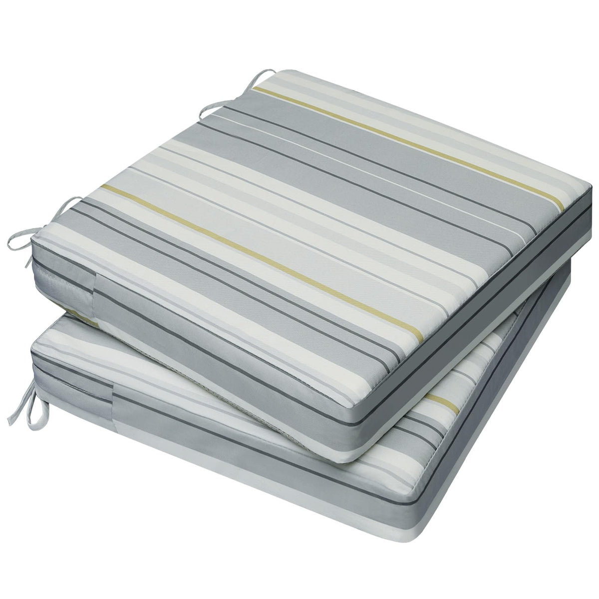 AAAAAcessories Outdoor Chair Cushions, 20 x 20 x 3 inches, Set of 2