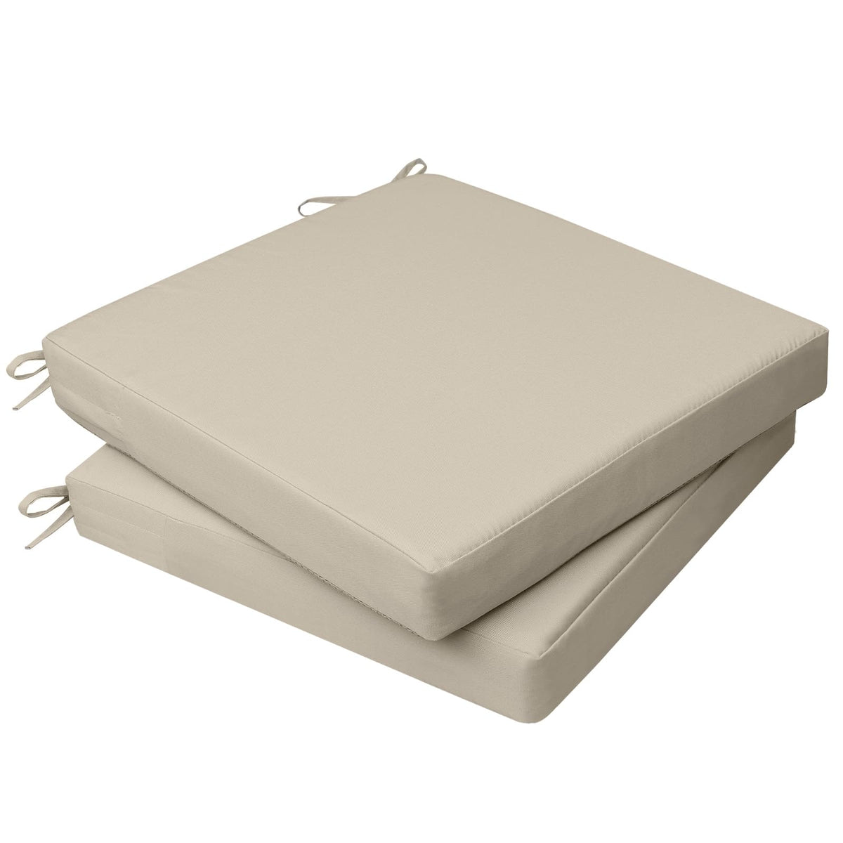 AAAAAcessories Outdoor Chair Cushions, 20 x 20 x 3 inches, Set of 2