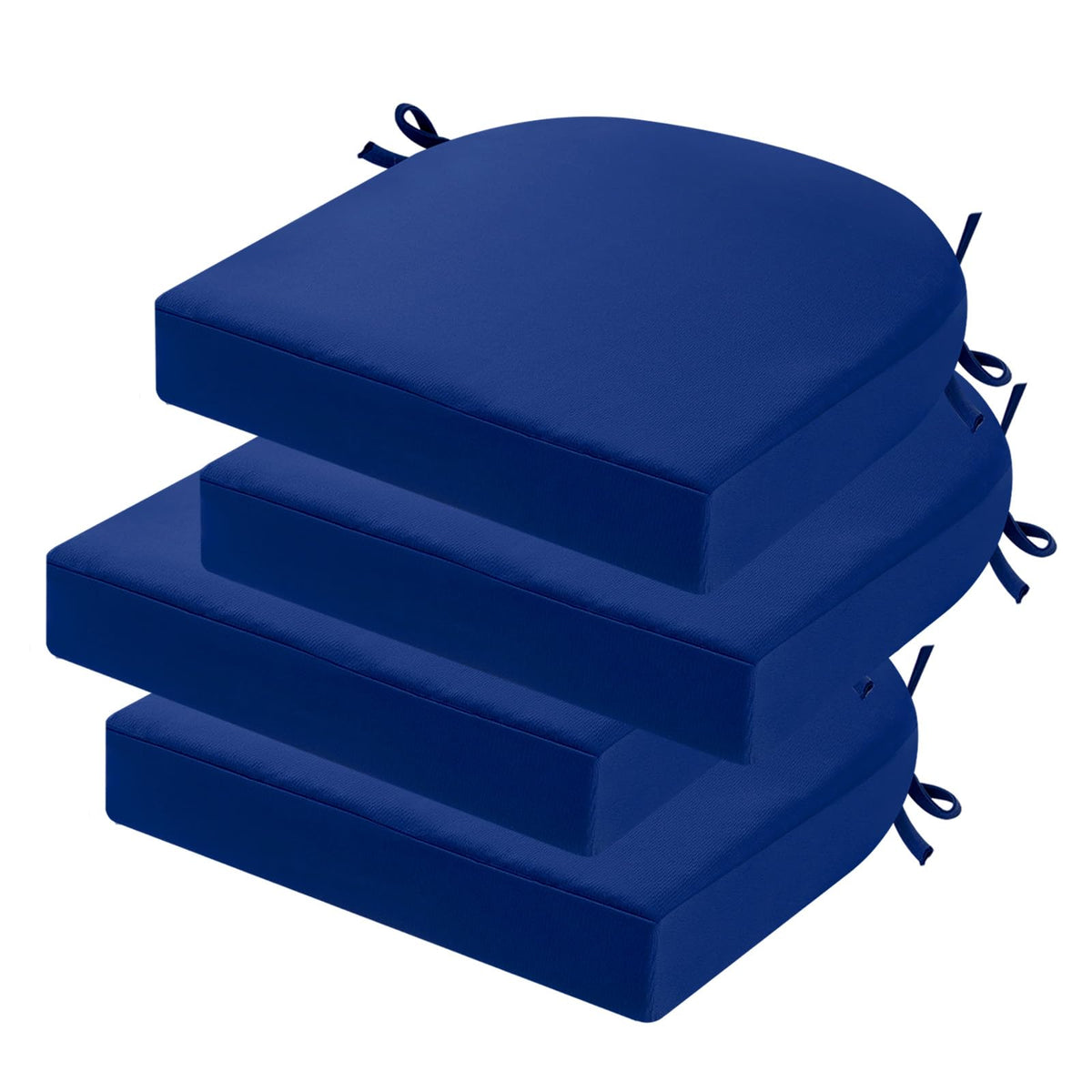 idee-home Outdoor Chair Cushions Set of 4, 17 x 17 Outdoor Seat Cushions