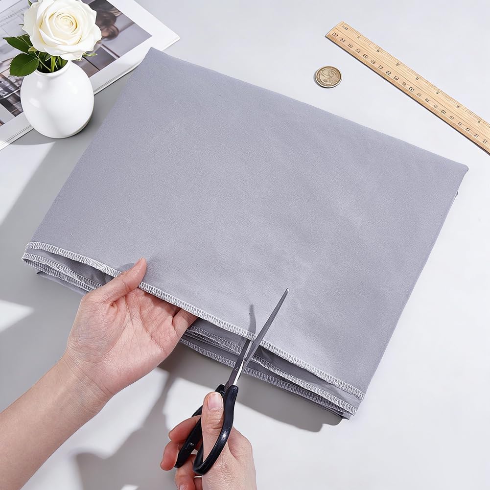 BENECREAT 94.5x78.7 Inch Polyester Furniture Dust Cover, Breathable Furniture Protector Cover for Bed, Sofa, Piano, Desk, TV Cabinets (Gray)