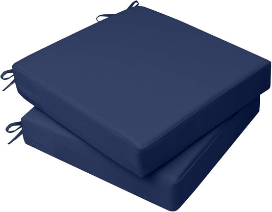 AAAAAcessories Outdoor Chair Cushions, 20 x 20 x 3 inches, Set of 2