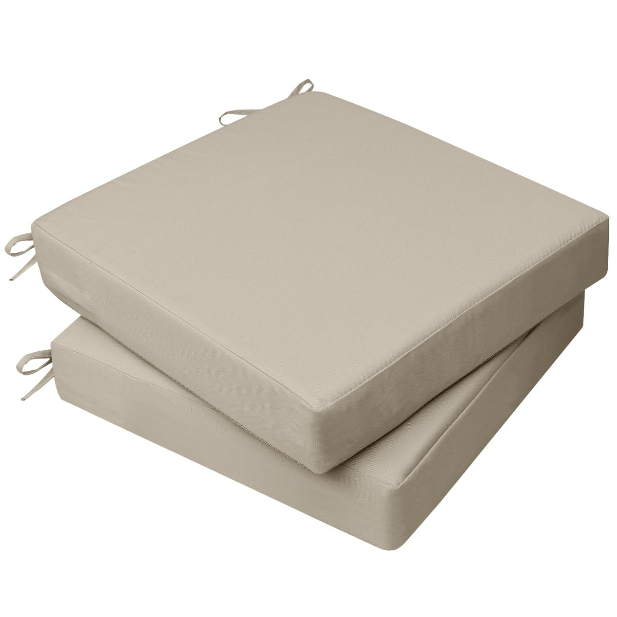 AAAAAcessories Outdoor Chair Cushions, 20 x 20 x 3 inches, Set of 2