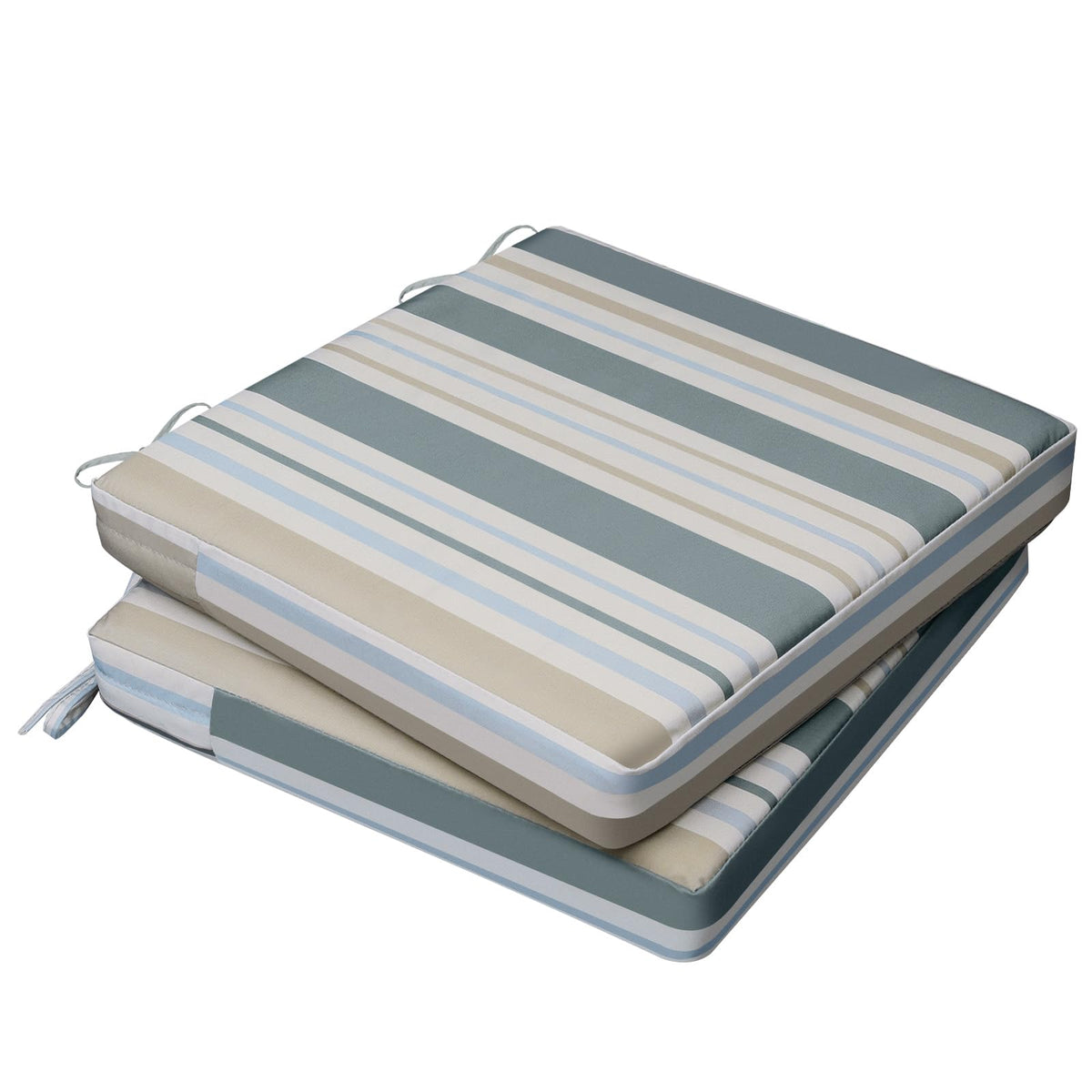 AAAAAcessories Outdoor Chair Cushions, 20 x 20 x 3 inches, Set of 2