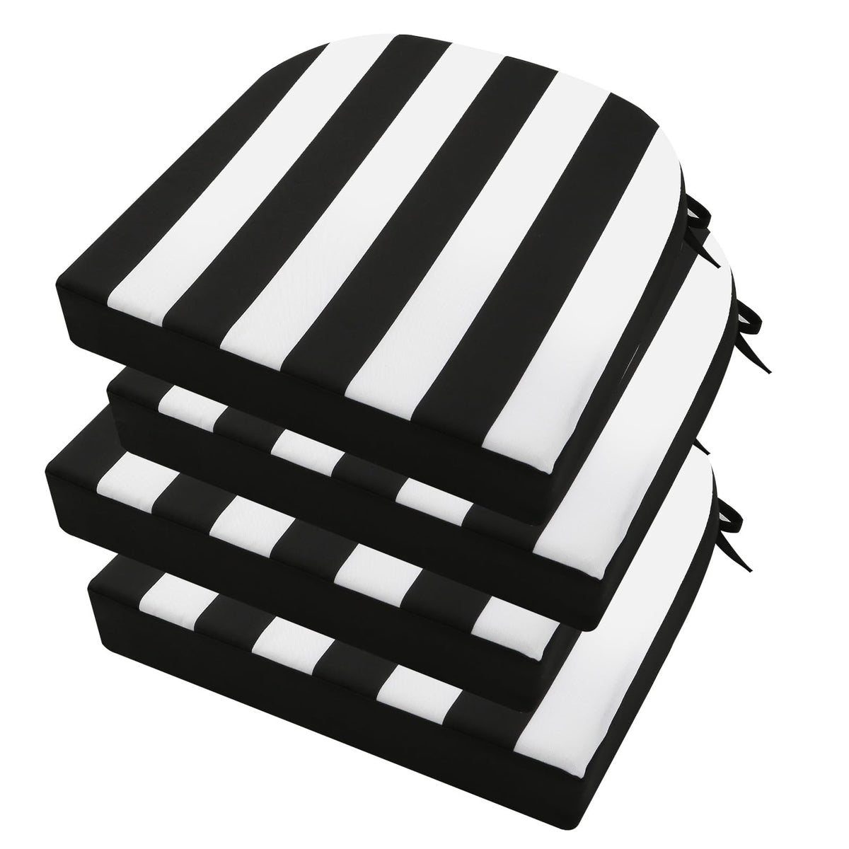 idee-home Outdoor Chair Cushions Set of 4, 17 x 17 Outdoor Seat Cushions