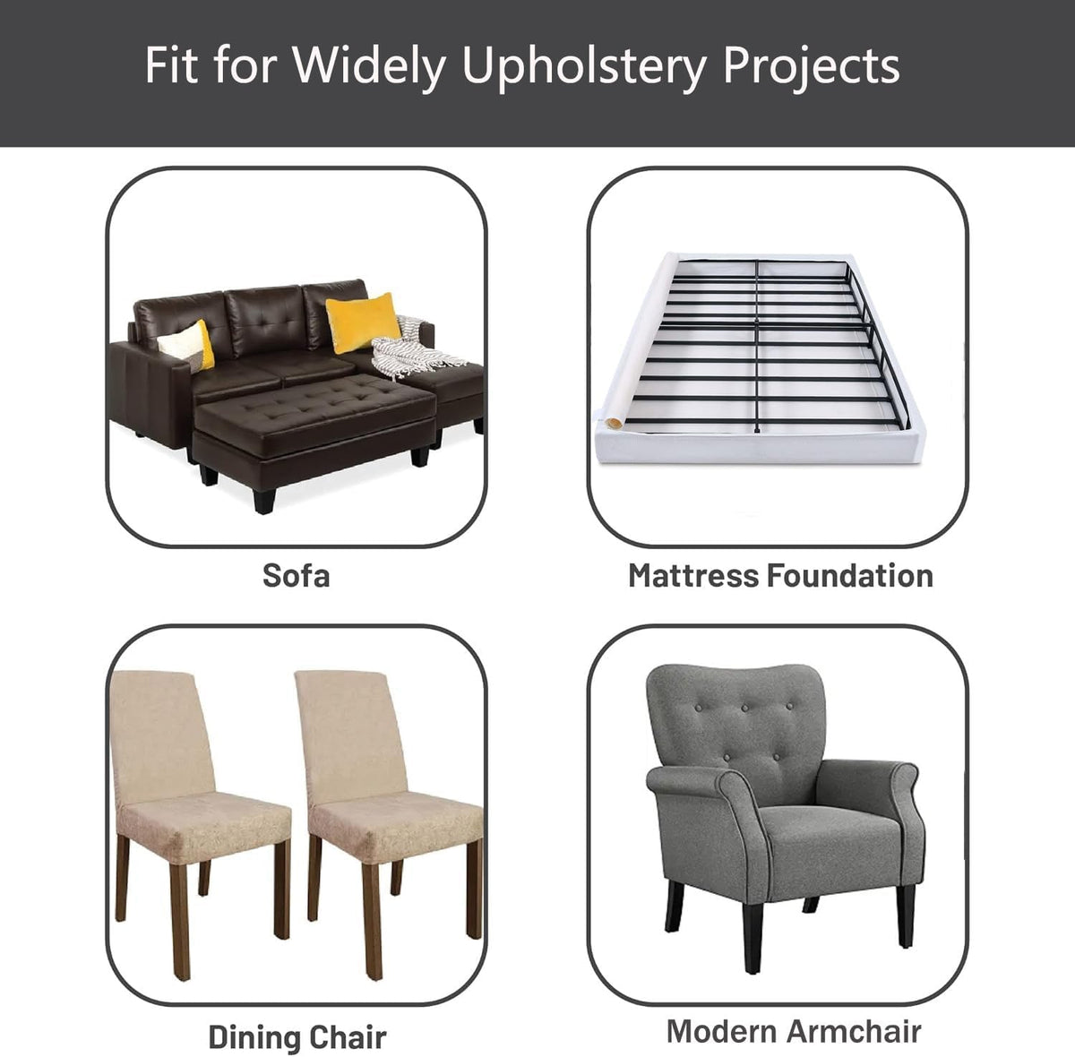 Upholstery Black Cambric Dust Cover Fabric Replacement 62" x 118"(Fire Retardant Dust Cover Fabric 3yds)