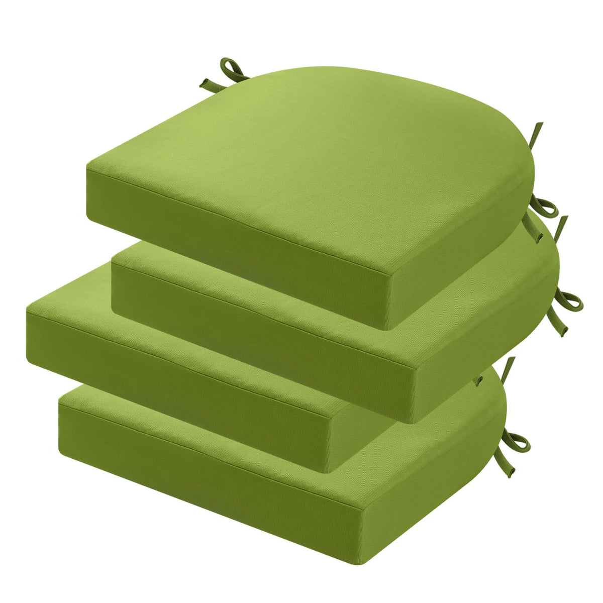 idee-home Outdoor Chair Cushions Set of 4, 17 x 17 Outdoor Seat Cushions