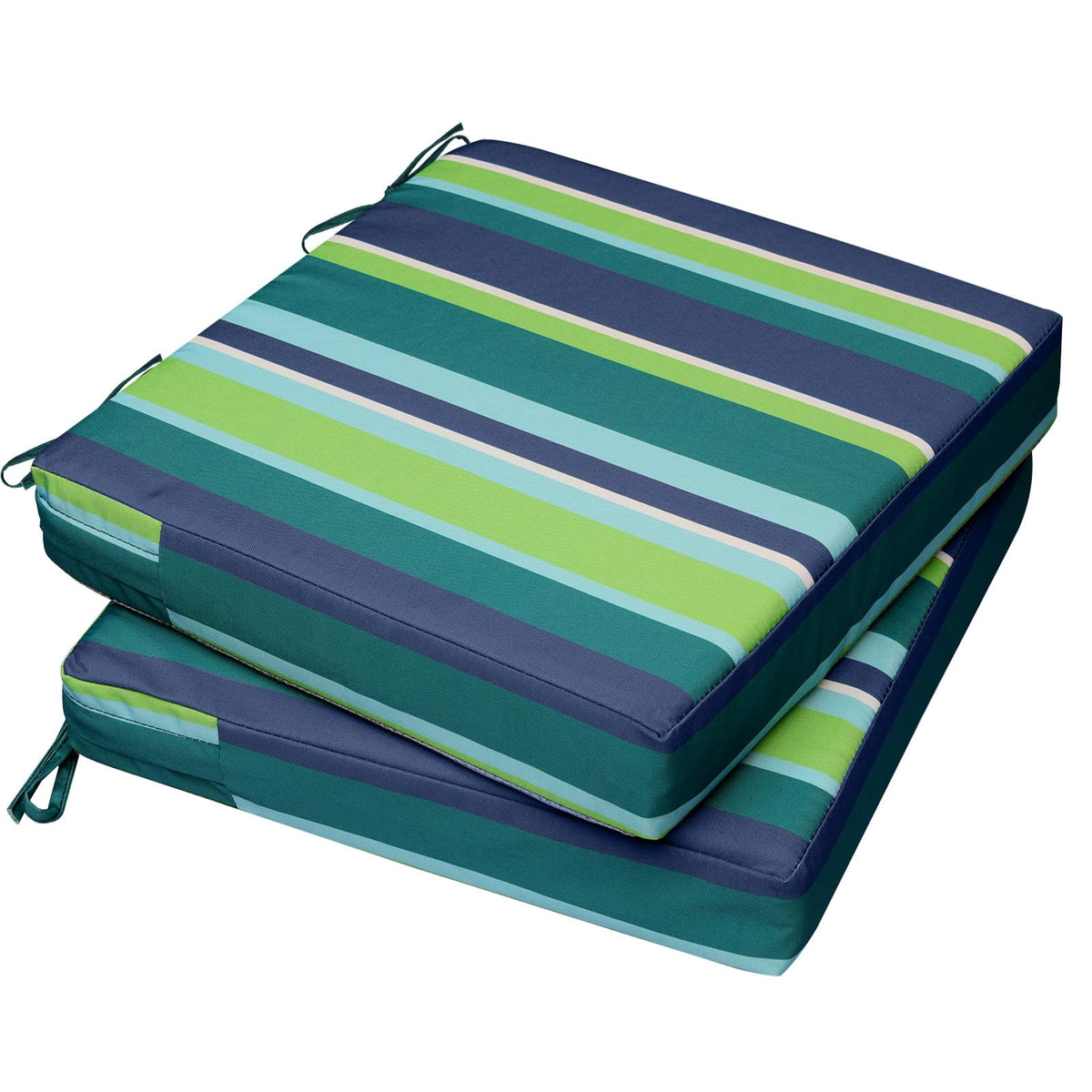 AAAAAcessories Outdoor Chair Cushions, 20 x 20 x 3 inches, Set of 2