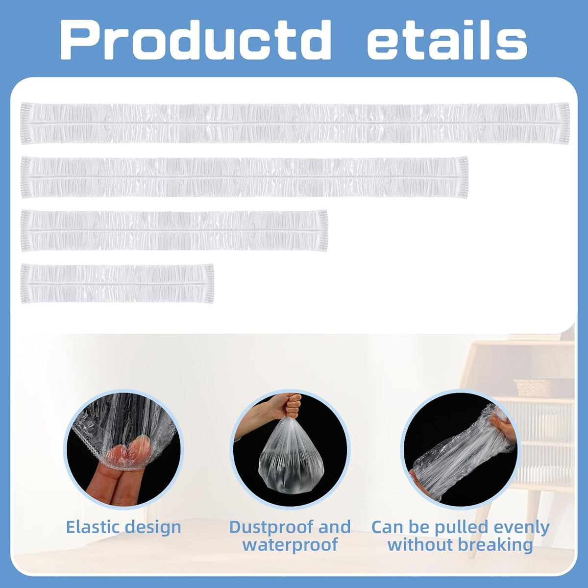 AceOrbit 20 Pcs Plastic Furniture Covers for Moving
