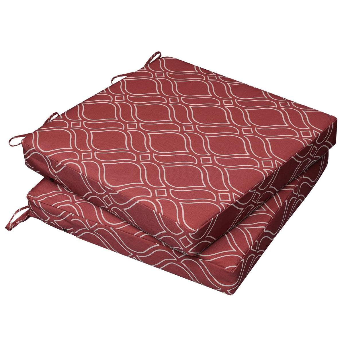 AAAAAcessories Outdoor Chair Cushions, 20 x 20 x 3 inches, Set of 2