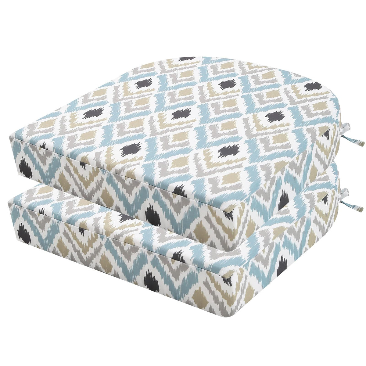 idee-home Outdoor Chair Cushions Set of 4, 17 x 17 Outdoor Seat Cushions