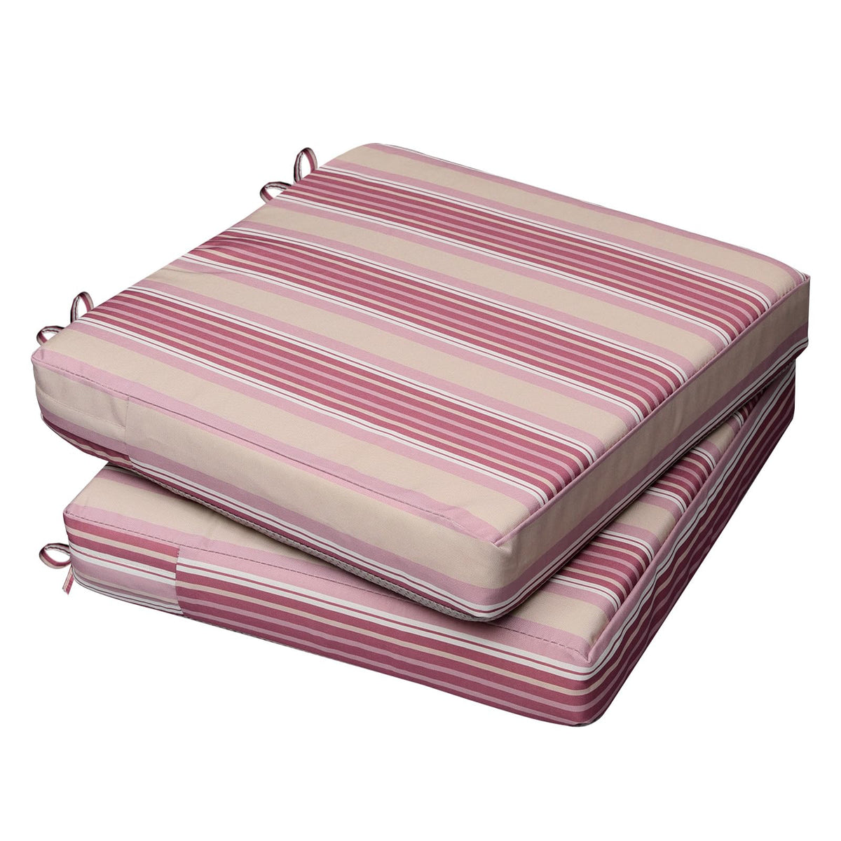 AAAAAcessories Outdoor Chair Cushions, 20 x 20 x 3 inches, Set of 2