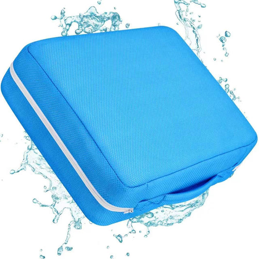 Hot Tub Booster Seat for Adults,Weighted Spa Seat Cushion Raises Seating Height 5 Inch，Non Floating Hot Tub Cushion with Washable Cover for Intex Coleman SaluSpa Spa,Navy Blue