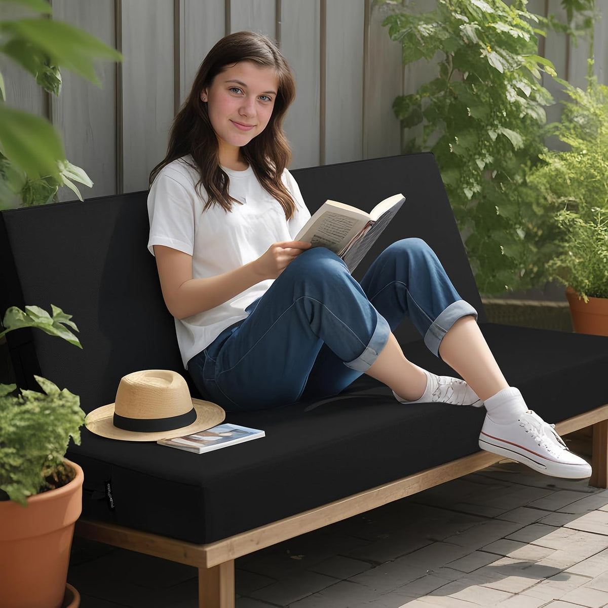idee-home Outdoor Bench Cushion Waterproof