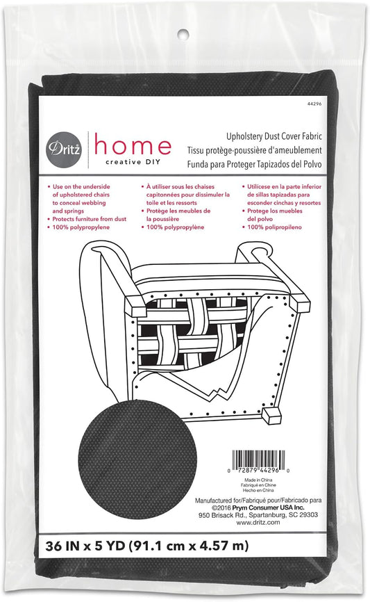 Prym Dritz Dritz Home Dust Cover Upholstery Fabric 36"X5 Yards-Charcoal