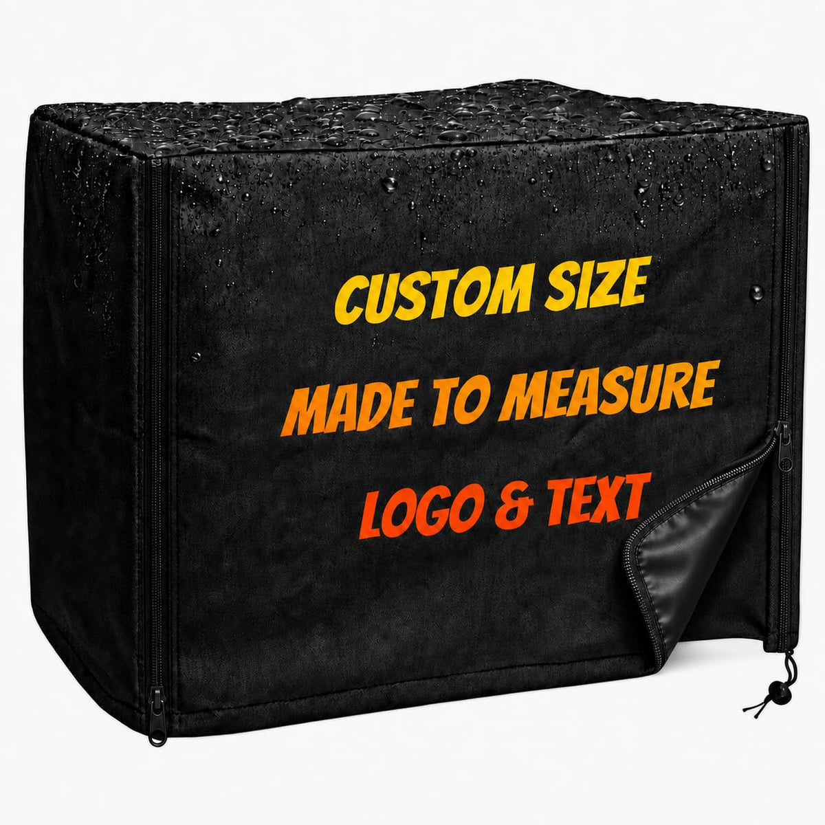 Custom Fit Clear Dust Cover Made to Measure Transparent Protection with Personalized Text or Logo for Furniture & Equipment (PVC transparente)