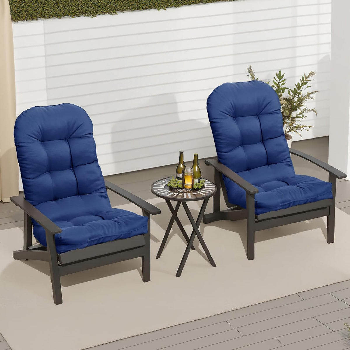 Adirondack Chair Cushion, Outdoor Patio Furniture Seat Pad, Waterproof