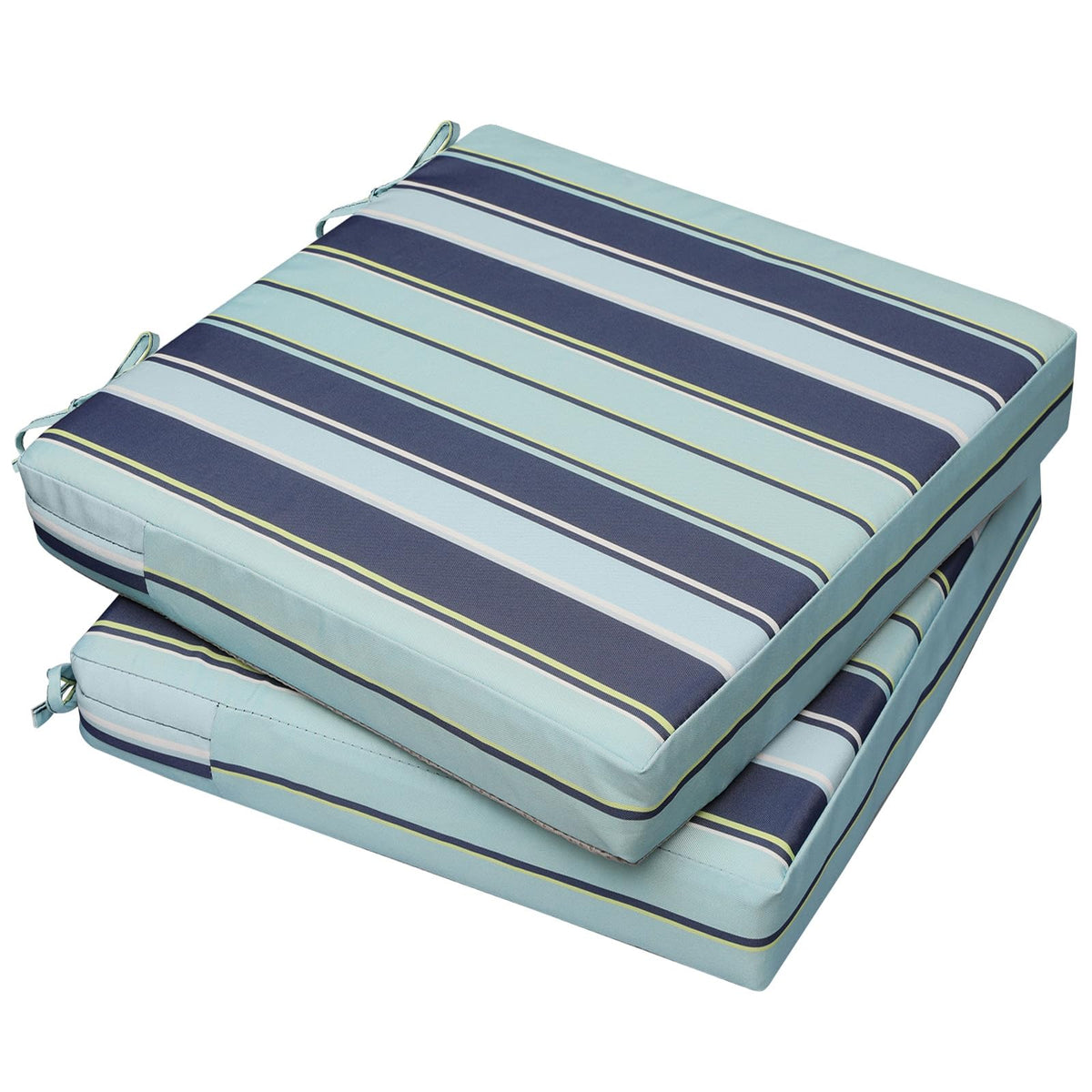 AAAAAcessories Outdoor Chair Cushions, 20 x 20 x 3 inches, Set of 2