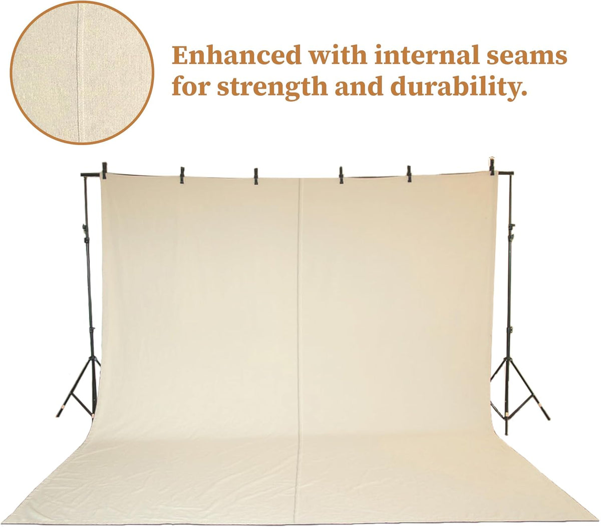 Canvas Painters Drop Cloth (Size 6 x 9 Feet - Pack of 2) - Pure Cotton Paint Drop Cloth for Painting, Curtains, Furniture & Floor Protection - All Purpose Thick Canvas tarp with Double Stitched Edges