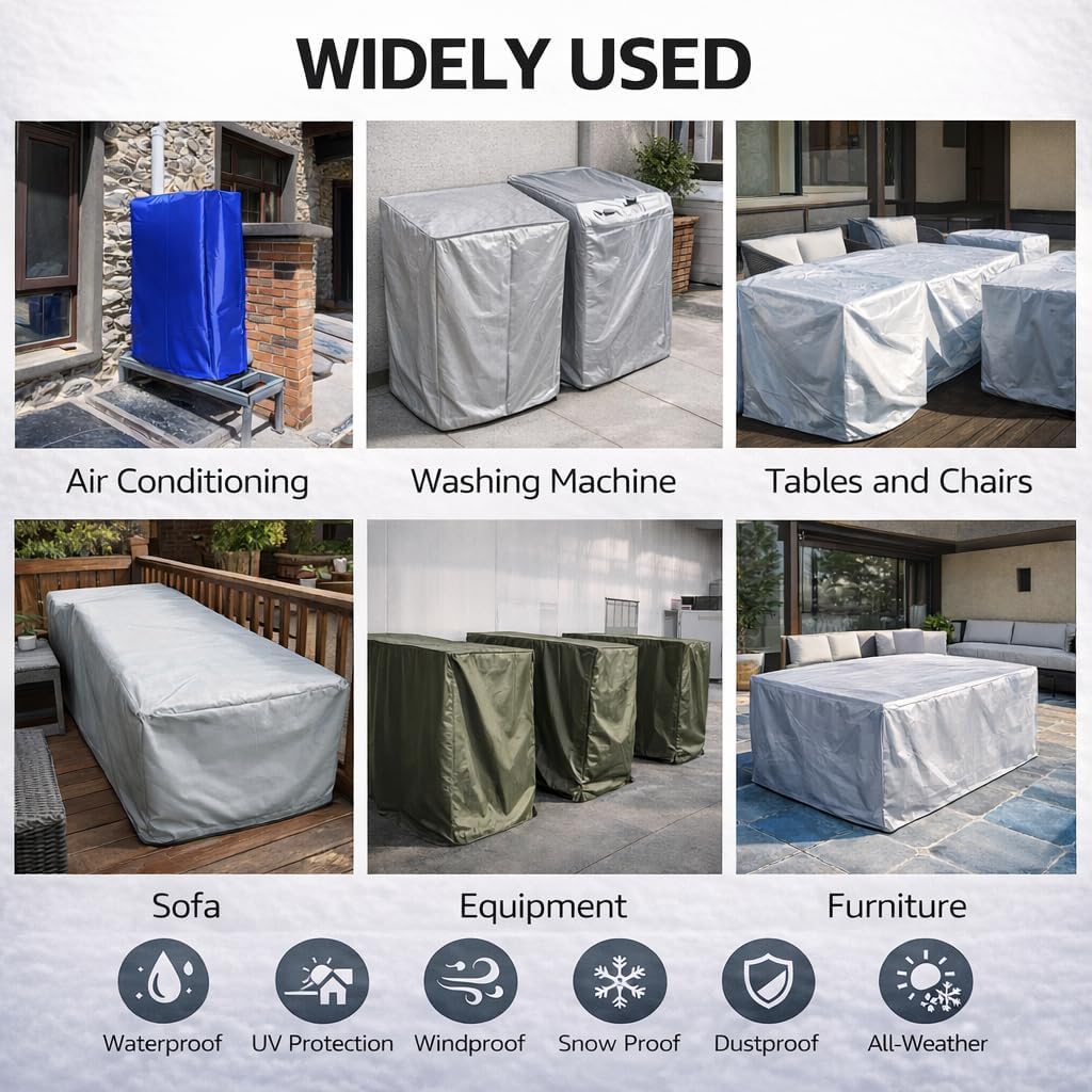 Custom size dust covers for various equipment, furniture, appliances, tools to protect your valuables (Fully Custom)