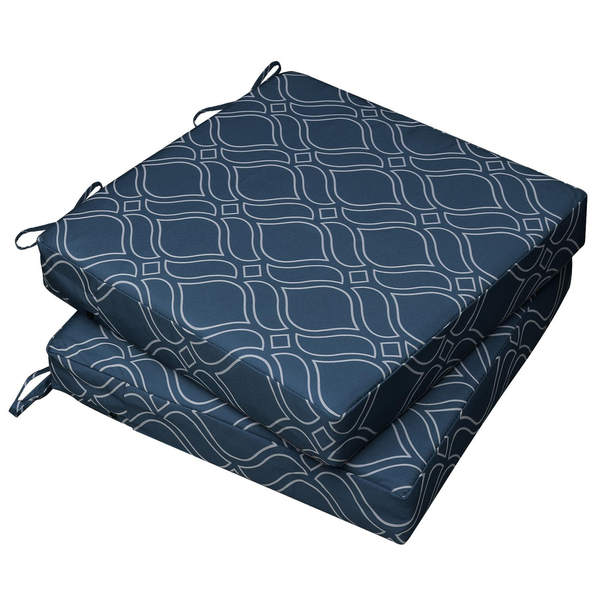 AAAAAcessories Outdoor Chair Cushions, 20 x 20 x 3 inches, Set of 2