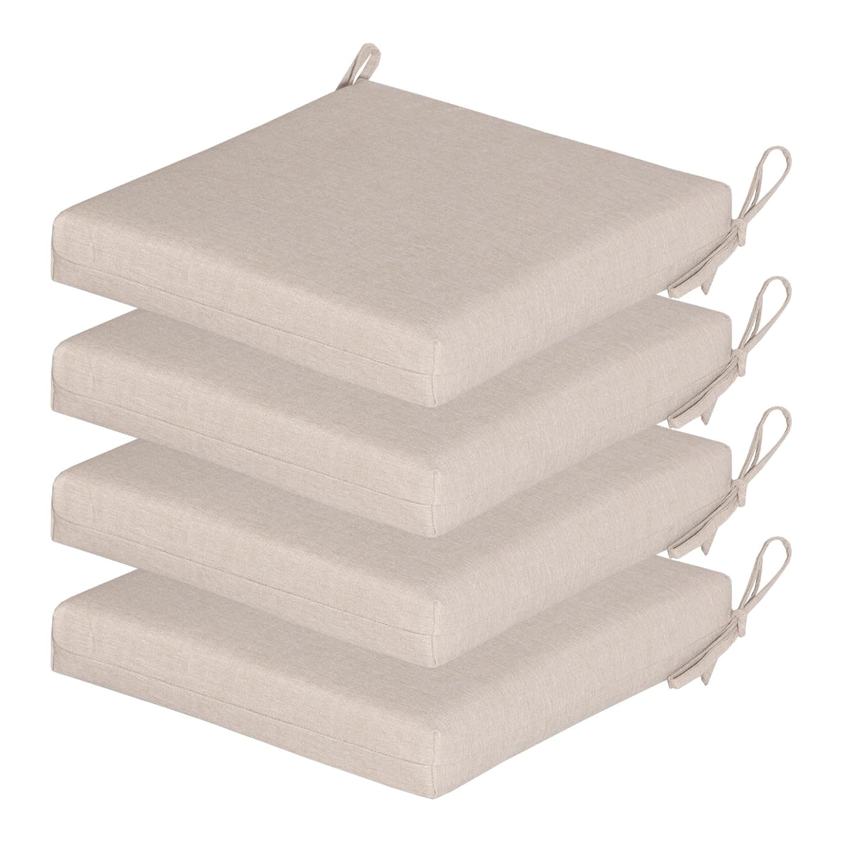 COZYVIDA Outdoor Chair Cushions Pad 20"x20"x3.1" Set of 4,Malachite
