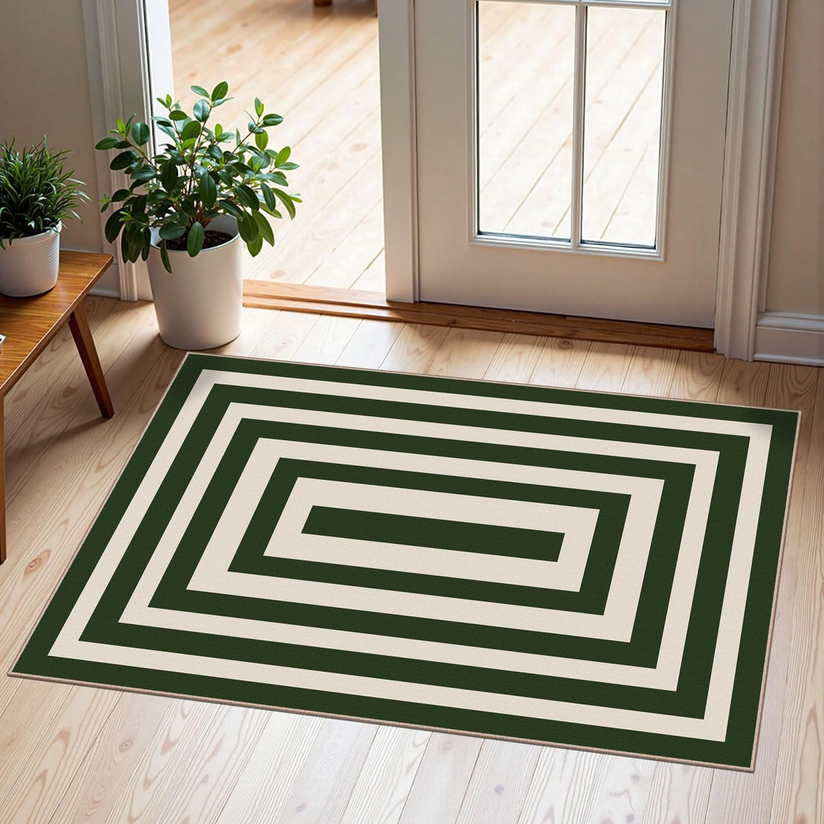 Floral Outdoor Rugs, 28"x43" Front Door Mat Indoor Outside Entrance
