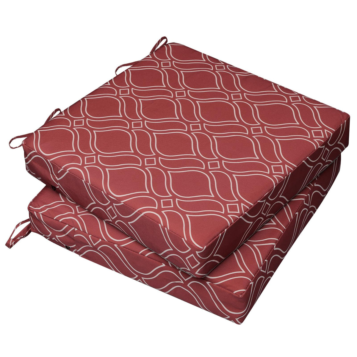 AAAAAcessories Outdoor Chair Cushions, 20 x 20 x 3 inches, Set of 2