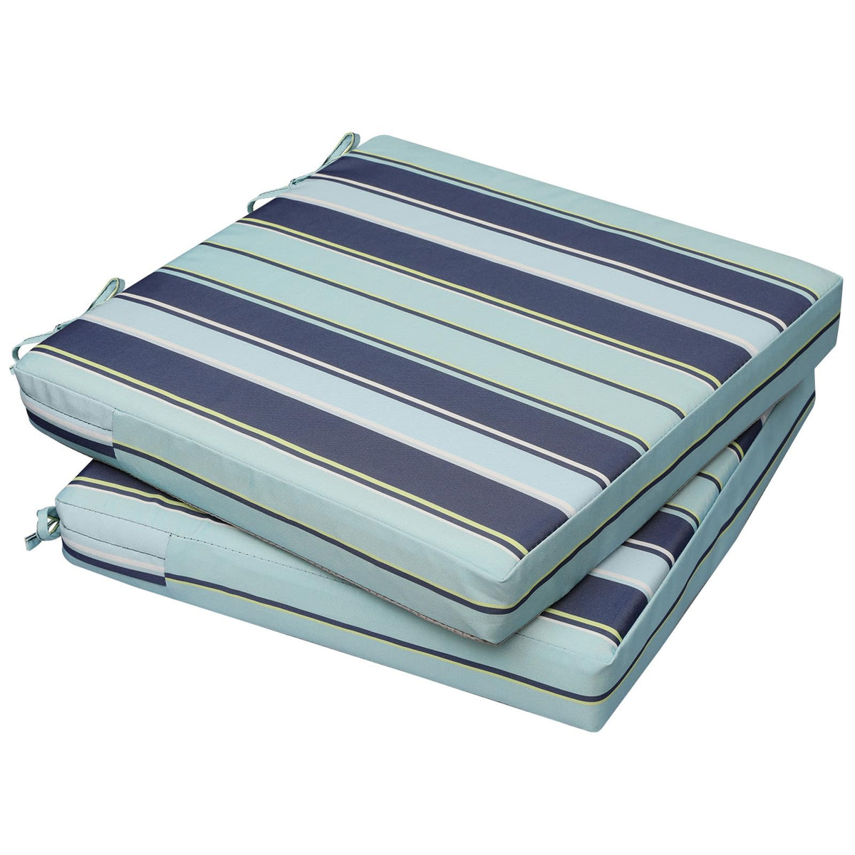 AAAAAcessories Outdoor Chair Cushions, 20 x 20 x 3 inches, Set of 2
