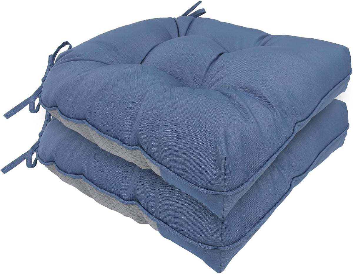 Chair Cushions for Dining Chairs Set of 2, 4" Thick Kitchen Chair Cushions