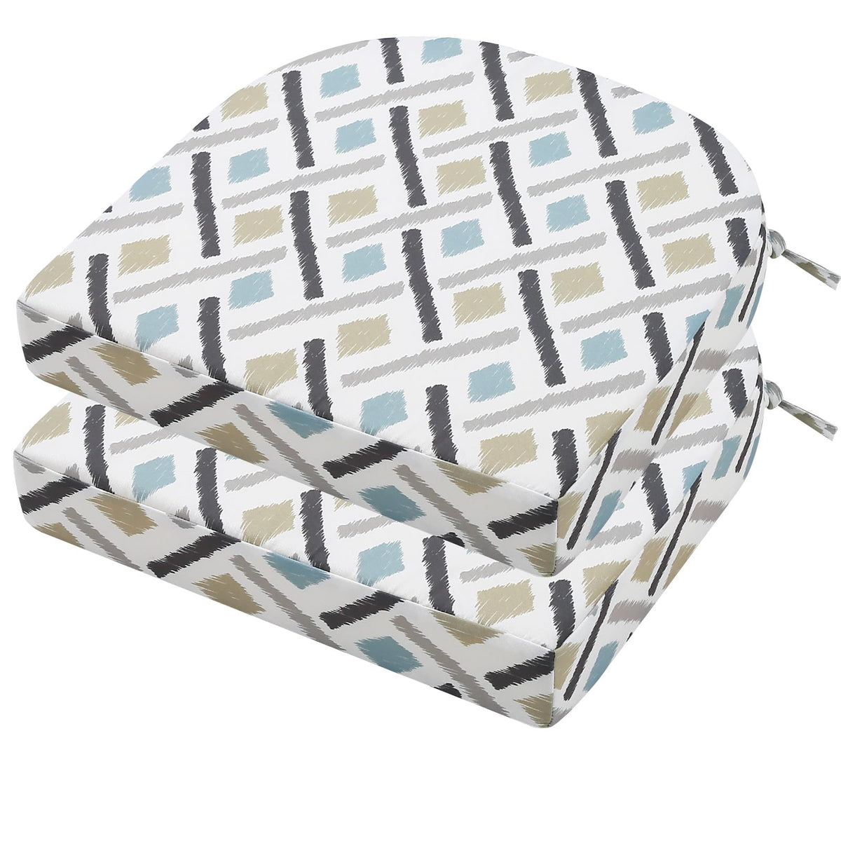 idee-home Outdoor Chair Cushions Set of 4, 17 x 17 Outdoor Seat Cushions