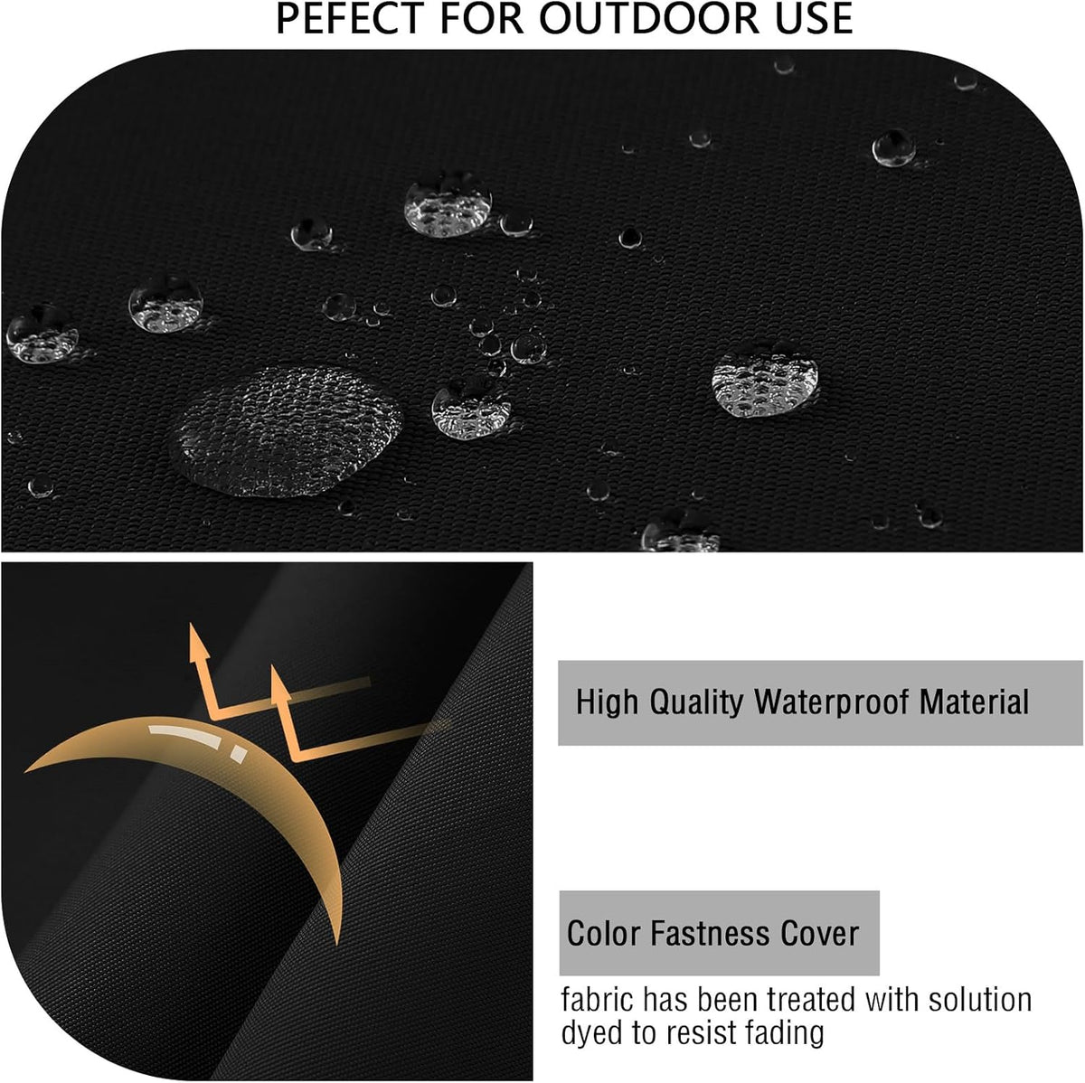 idee-home Outdoor Bench Cushion Waterproof